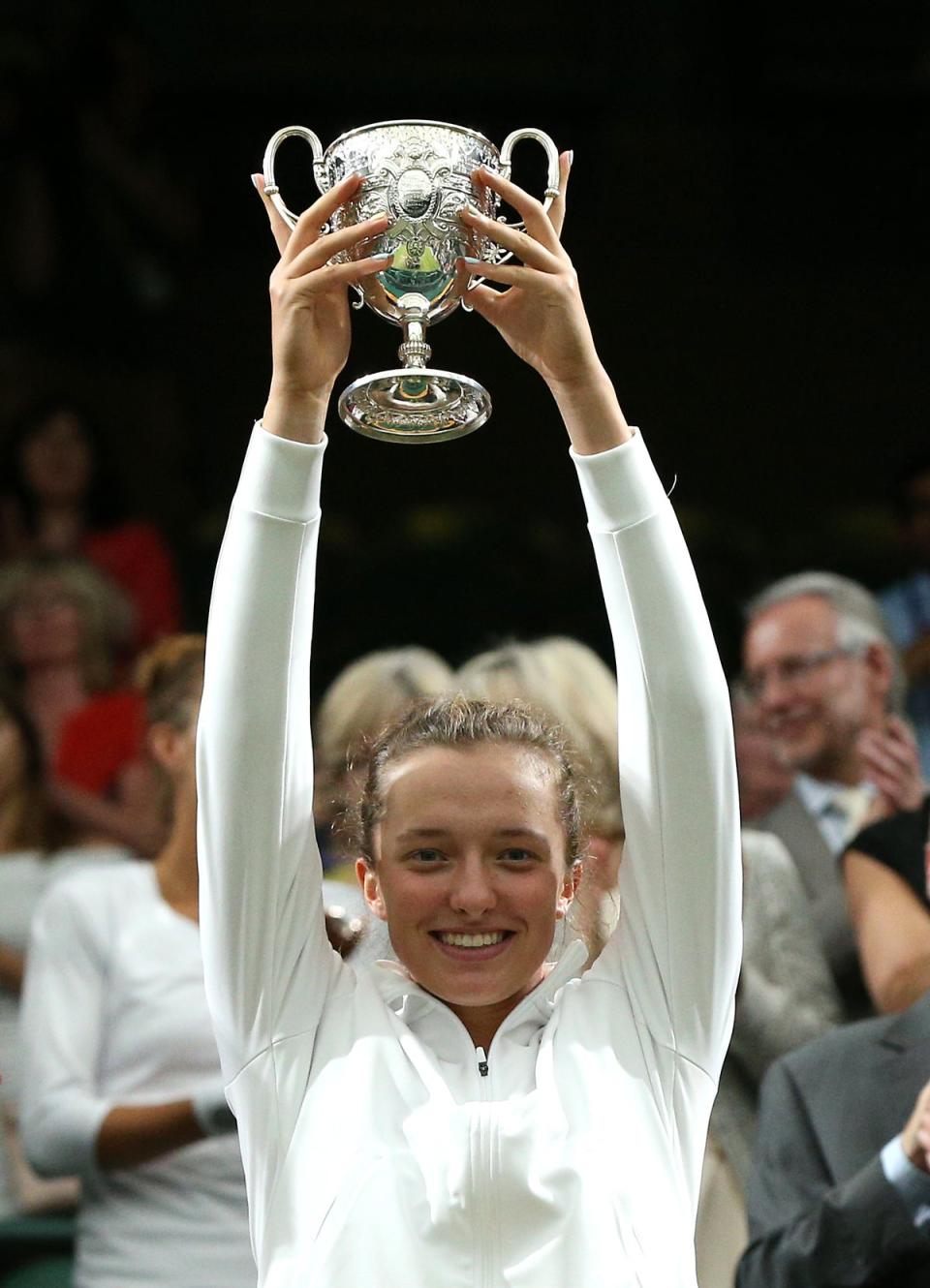 Iga Swiatek is a former Wimbledon junior champion (Jonathan Brady/PA) (PA Archive)