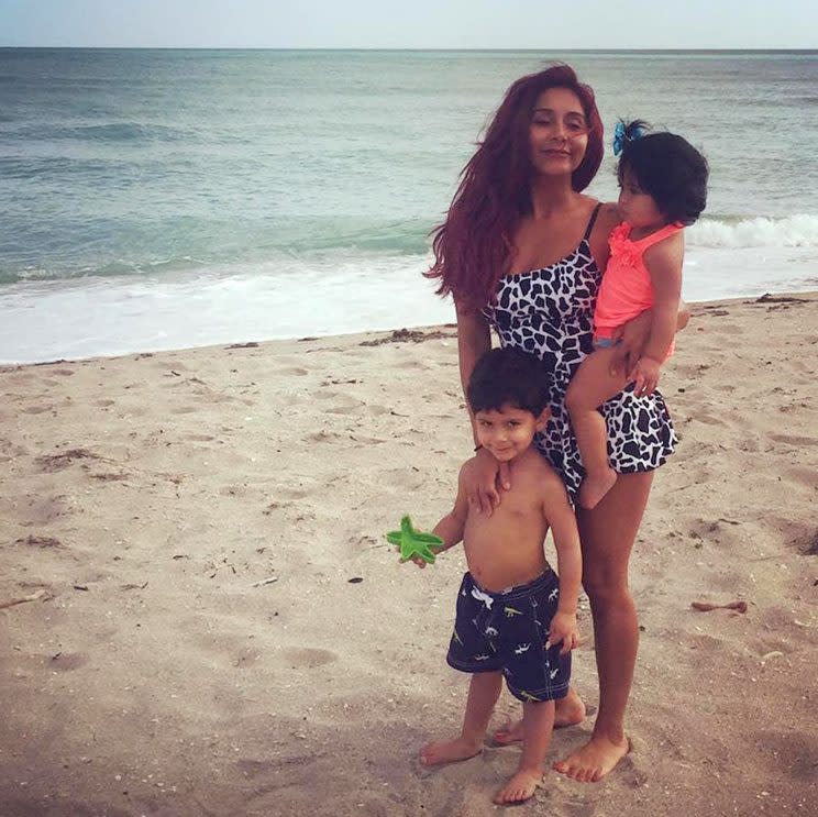 Snooki and her children, Lorenzo and Giovanna. (Photo: Instagram)
