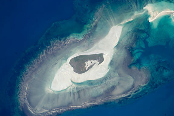 Australia's Adele Island appears tranquil from space, but this sandy spit is the site of efforts to eradicate an invasive rat population that devastates seabird populations.
