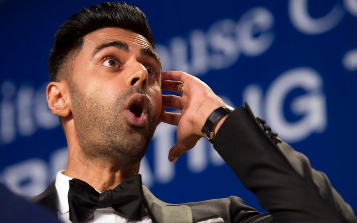 Hasan Minhaj was the featured speaker at the White House Correspondents' Dinner in 2017 - FR170079 AP