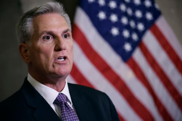 President Biden Meets With Speaker McCarthy As Debt Ceiling Negotiations Continue - Credit: Getty Images