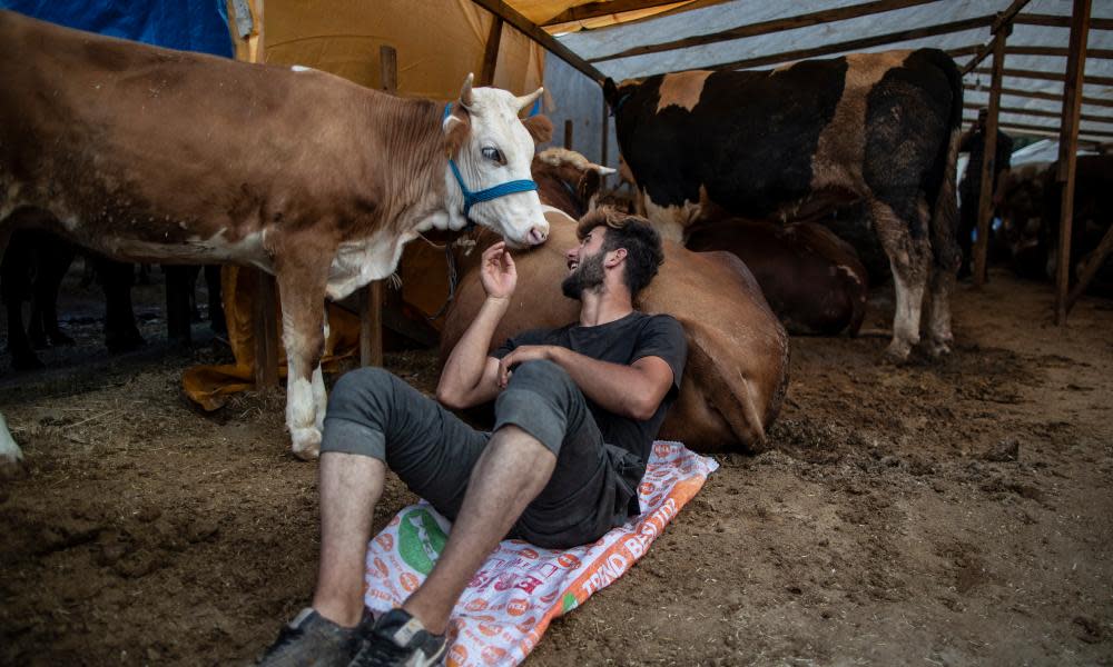 <span>Photograph: Erdem Şahin/EPA</span>