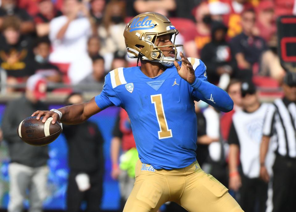 UCLA quarterback Dorian Thompson-Robinson returns as a super senior, bolstering Chip Kelly's offense.