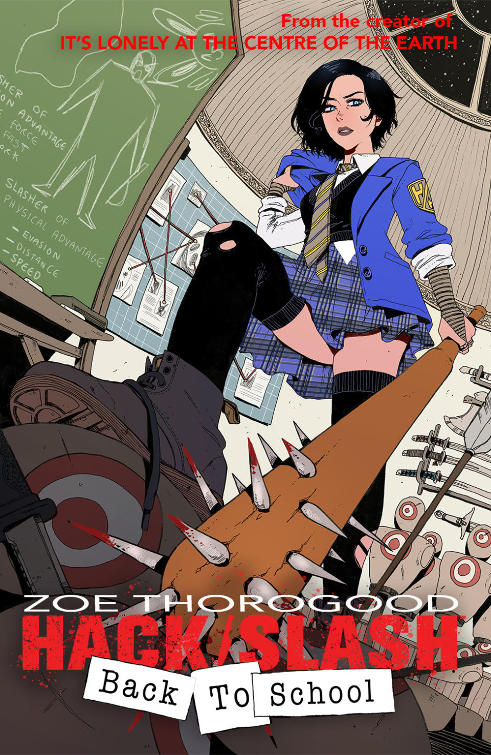 The cover for Hack/Slash: Back to School #1.