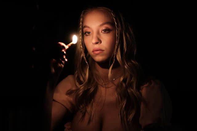 <p>Eddy Chen/HBO</p> Sydney Sweeney on Euphoria season 2.