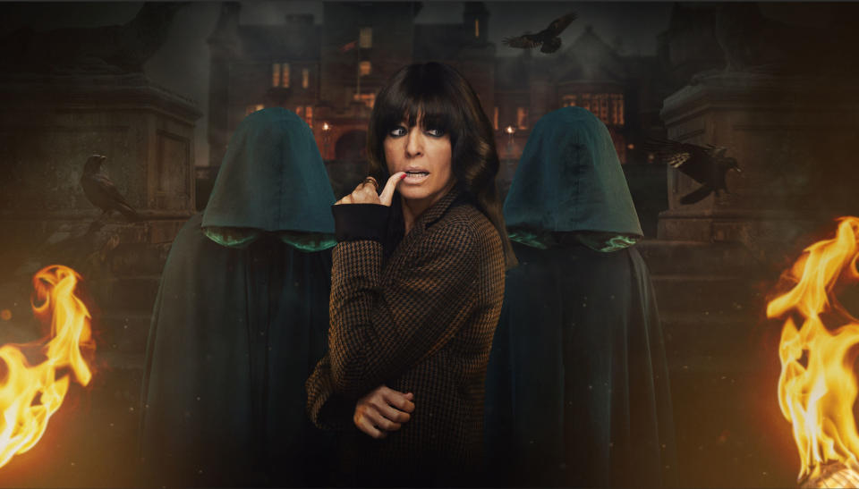 Claudia Winkleman will preside over nail-biting drama when The Traitors ending comes around. (BBC/Studio Lambert)