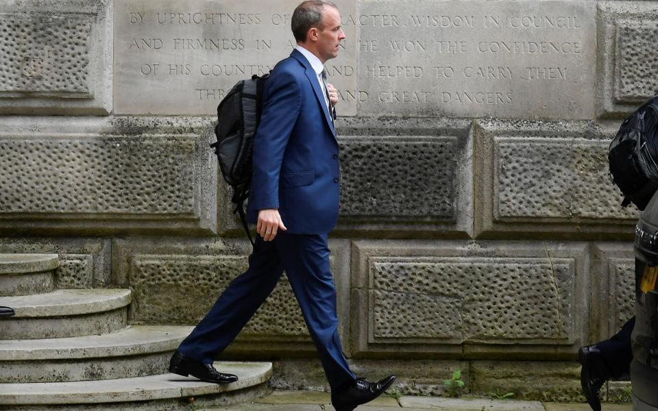 Dominic Raab has come under fire in recent weeks - Reuters