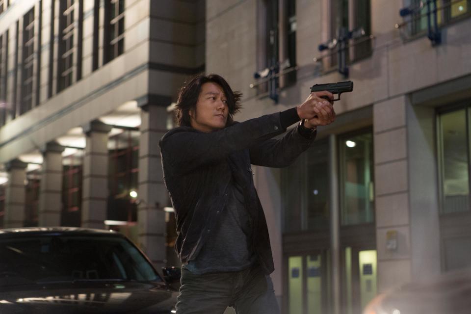 He’s back: Sung Kang’s Han is the cool, stoic heart of the series (Universal/Kobal/Shutterstock)