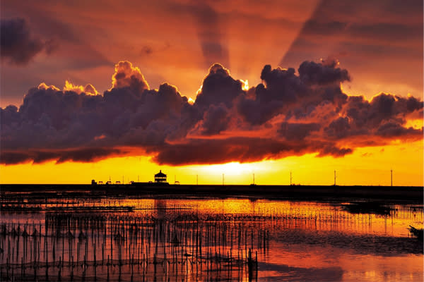 九個台灣最美夕陽景點。（圖片來源／台南觀光局）