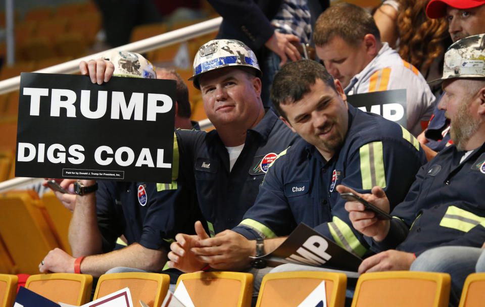 coal miners trump supporters