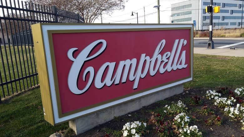 A Campbell's sign