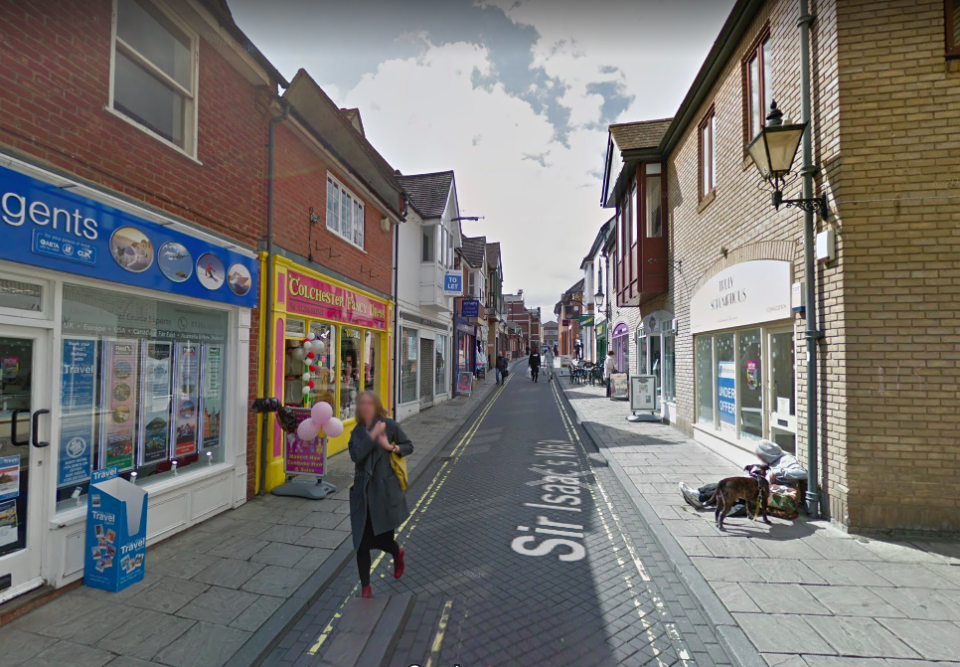 <em>The theft took place at a printing shop in Colchester, Essex (Google)</em>