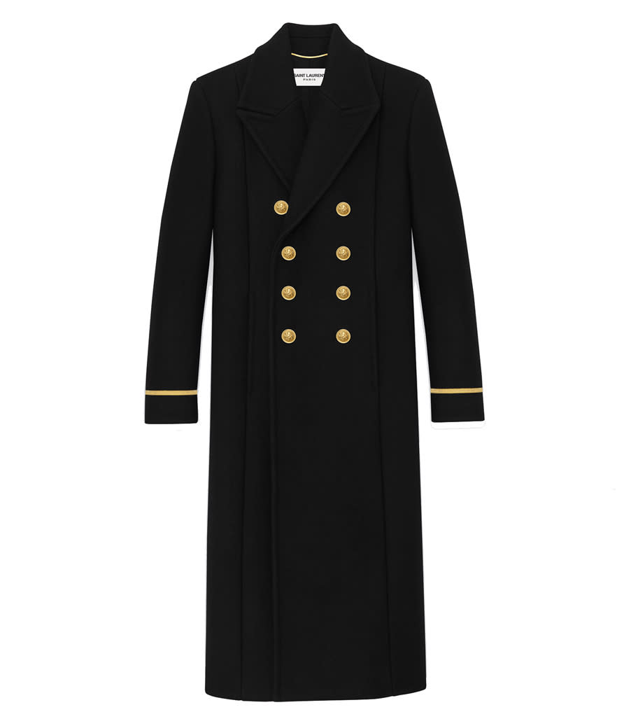 Saint Laurent Military Coat