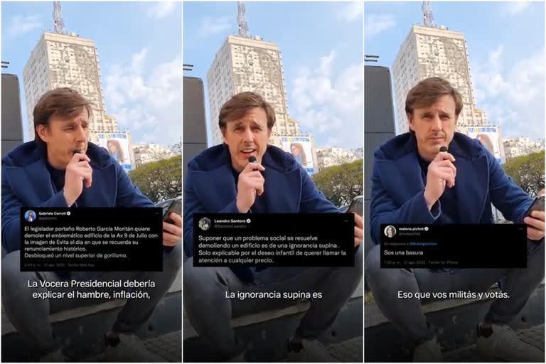 Roberto García Moritán respondió las críticas a su proyecto de demolición del edificio de Ministerio de Desarrollo Social (Foto: Captura de video)