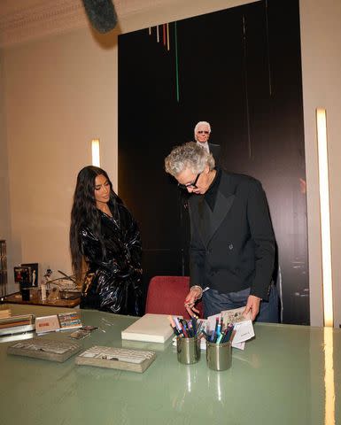 Kim Kardashian Instagram Kim Kardashian at Karl Lagerfeld's office