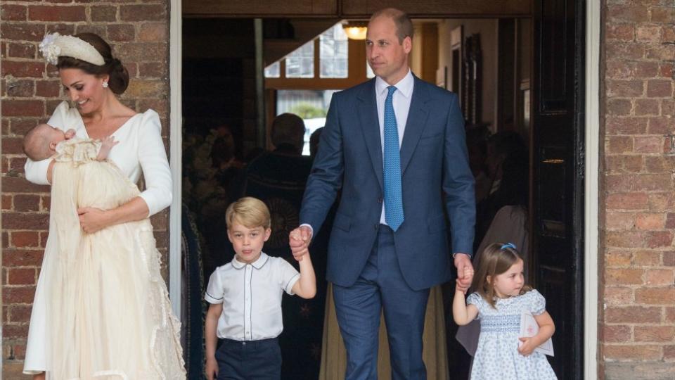 The duke is father to Prince George, five, Princess Charlotte, three, and nine-month-old Prince Louis. Photo: Getty Images