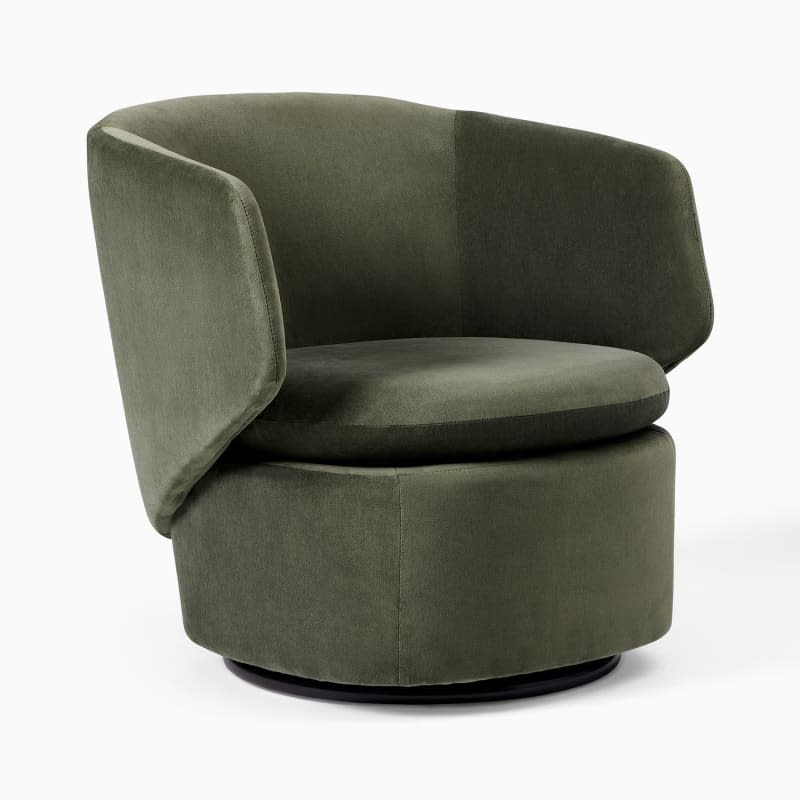 Crescent Swivel Chair