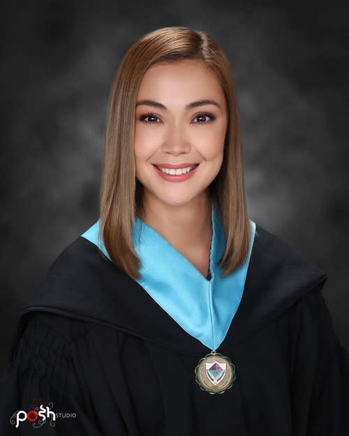 Jodi Sta Maria graduated from Southville International School and Colleges