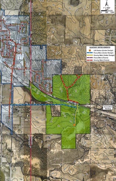 The state City Development Board approved an annexation proposal from Granger on land where there could be commercial and residential development along Highway 141.