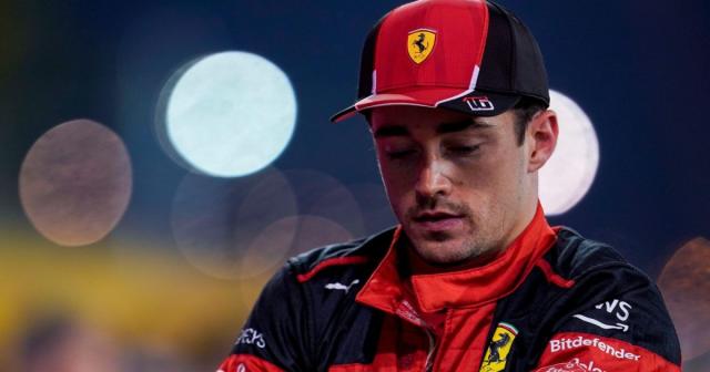 Ferrari driver Charles Leclerc looks dejected. Bahrain, March 2023. Credit: Alamy