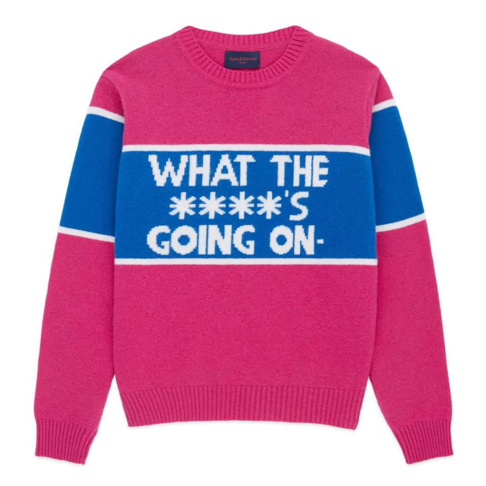 Rowing Blazers Gyles & George Women's "WTFIGO" Sweater