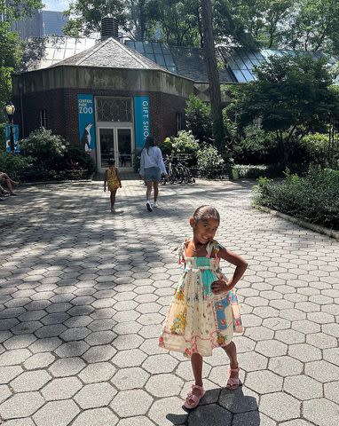 <p>Vanessa Bryant/Instagram</p> Capri Bryant at the Central Park Zoo