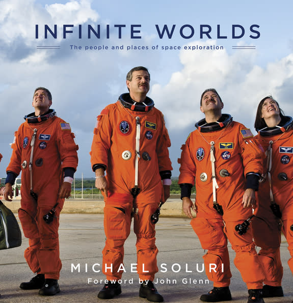 Michael Soluri’s 2014 book ’Infinite Worlds' book contains over 300 pages of photographs and first-person stories that reveal the depth of the last servicing mission to the Hubble Space Telescope.