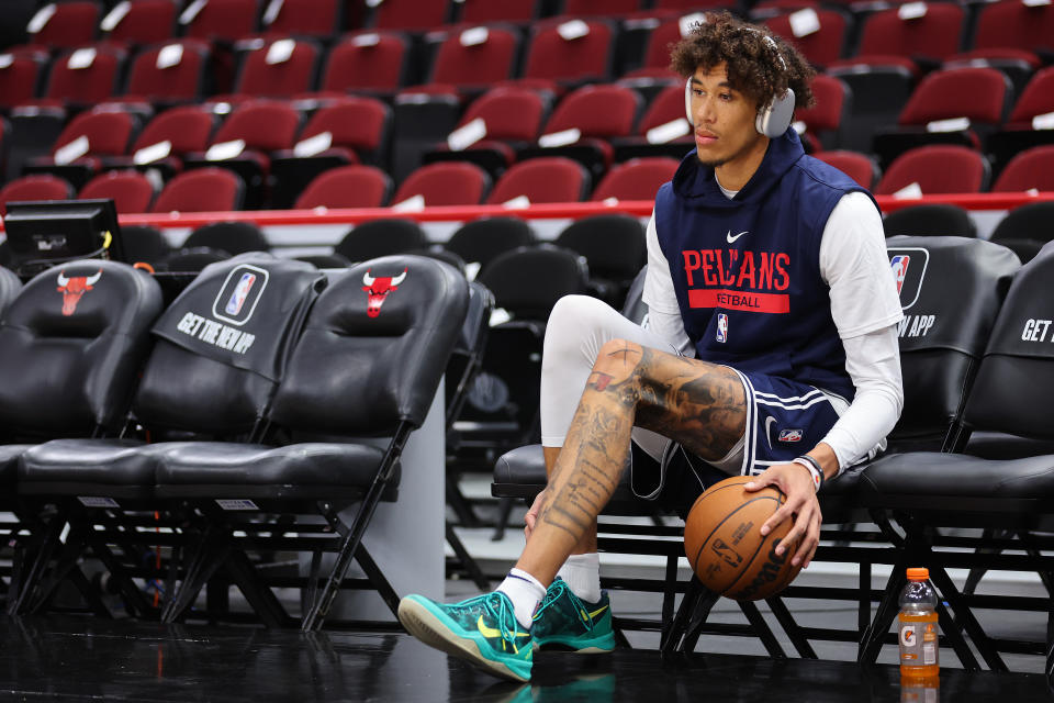 Jaxson Hayes of the New Orleans Pelicans