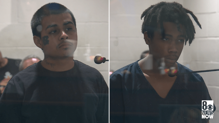 <em>Both Jesus Ayala, 18; and Jzamir Keys, 17, were facing charges in the death of Andreas “Andy” Probst, 64, a retired California police chief. (KLAS)</em>