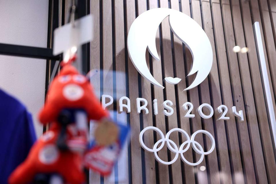 <p>THOMAS SAMSON/AFP via Getty Images</p> The Paris 2024 Olympic and Paralympic Games logo