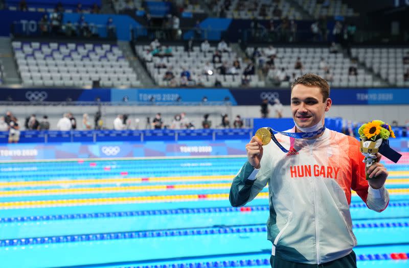 Swimming - Men's 200m Butterfly - Medal Ceremony