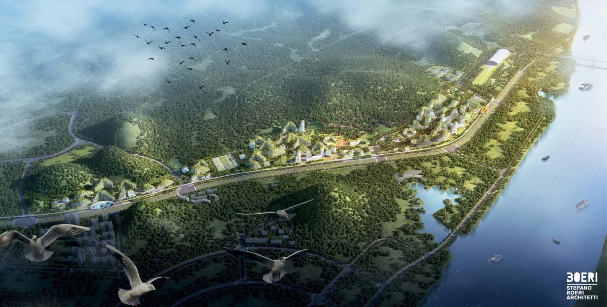 <span class="article-embeddable-caption">The forest city will be 175 hectares.</span><cite class="article-embeddable-attribution">Source: Stefano Boeri Architetti</cite>