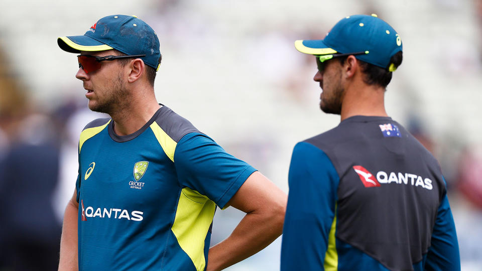 Josh Hazlewood and Mitchell Starc.