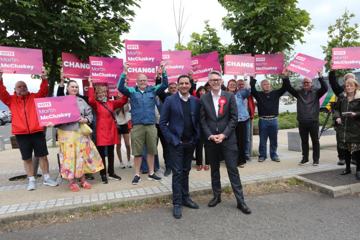 Anas Sarwar paid a visit to Gourock on Tuesday, July 2 <i>(Image: George Munro)</i>