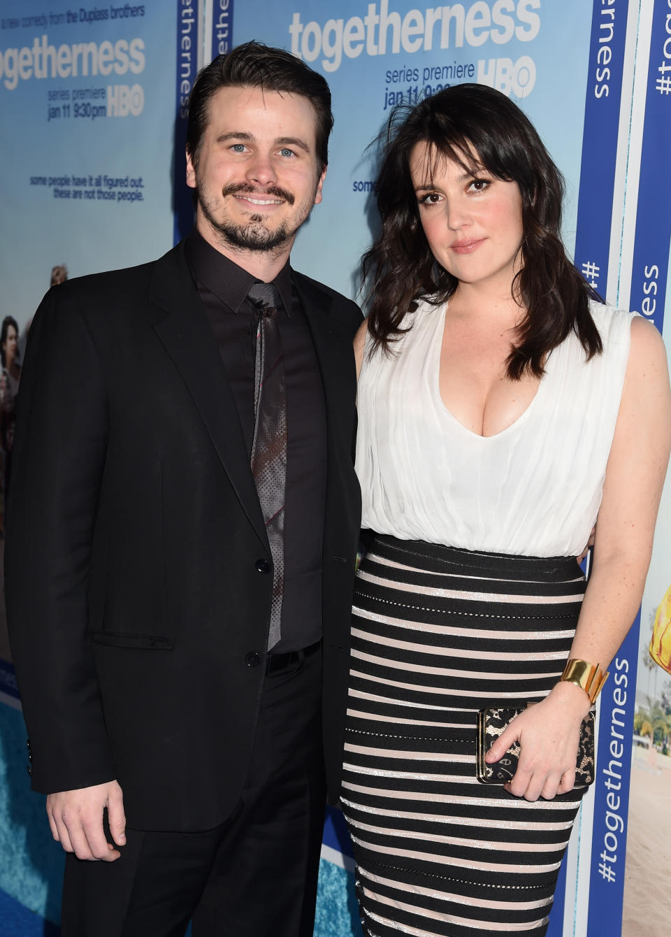 Jason Ritter and Melanie Lynskey