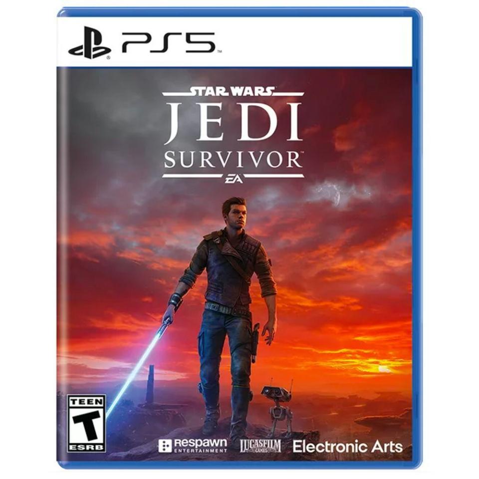 <p><a href="https://go.redirectingat.com?id=74968X1596630&url=https%3A%2F%2Fwww.walmart.com%2Fip%2FStar-Wars-Jedi-Survivor-PlayStation-5%2F1515791379&sref=https%3A%2F%2F" rel="nofollow noopener" target="_blank" data-ylk="slk:Shop Now;elm:context_link;itc:0;sec:content-canvas" class="link ">Shop Now</a></p><p>Star Wars Jedi: Survivor</p><p>walmart.com</p><p>$30.00</p>