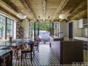 <p>In the <a href="https://www.elledecor.com/design-decorate/house-interiors/a9915795/ranch-house-upstate-new-york/" rel="nofollow noopener" target="_blank" data-ylk="slk:kitchen of a ranch house in upstate New York;elm:context_link;itc:0;sec:content-canvas" class="link ">kitchen of a ranch house in upstate New York</a>, a root table found at an upstate New York auction was fitted with a glass top, the <a class="link " href="https://www.1stdibs.com/creators/josef-hoffmann/furniture/" rel="nofollow noopener" target="_blank" data-ylk="slk:Josef Hoffmann;elm:context_link;itc:0;sec:content-canvas">Josef Hoffmann</a> chairs are covered in a vintage Larsen fabric, the ceiling incorporates beams from a 19th-century Pennsylvania barn and the lights are by <a class="link " href="http://www.noguchi.org/noguchi/biography" rel="nofollow noopener" target="_blank" data-ylk="slk:Isamu Noguchi;elm:context_link;itc:0;sec:content-canvas">Isamu Noguchi</a>. The cabinetry and countertops are by <a class="link " href="https://bulthaup.com/en/" rel="nofollow noopener" target="_blank" data-ylk="slk:Bulthaup;elm:context_link;itc:0;sec:content-canvas">Bulthaup</a>, the refrigerator is by <a class="link " href="http://www.subzero-wolf.com/" rel="nofollow noopener" target="_blank" data-ylk="slk:Sub-Zero;elm:context_link;itc:0;sec:content-canvas">Sub-Zero</a>, the oven is by <a class="link " href="https://www.mieleusa.com/" rel="nofollow noopener" target="_blank" data-ylk="slk:Miele;elm:context_link;itc:0;sec:content-canvas">Miele</a>, the sink fittings are by <a class="link " href="https://www.grohe.us/en_us/" rel="nofollow noopener" target="_blank" data-ylk="slk:Grohe;elm:context_link;itc:0;sec:content-canvas">Grohe</a>, the flooring is Cuban cement tile and the walls are painted in <a class="link " href="https://www.benjaminmoore.com/en-us/color-overview/find-your-color/color/912/linen-white?color=912" rel="nofollow noopener" target="_blank" data-ylk="slk:Benjamin Moore’s Linen White;elm:context_link;itc:0;sec:content-canvas">Benjamin Moore’s Linen White</a>.</p>