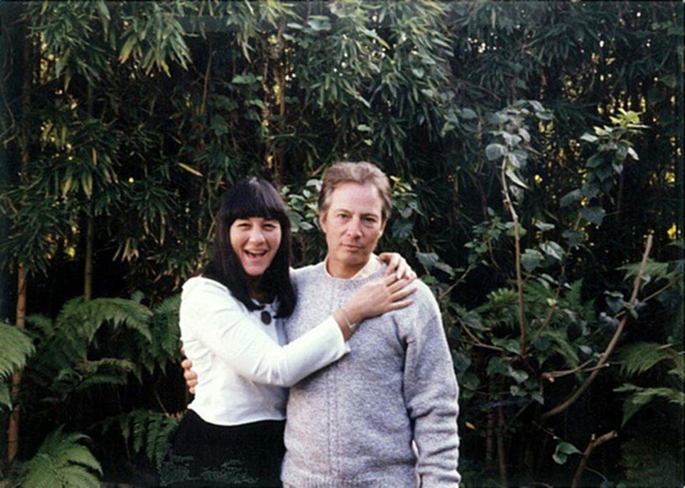 Author Susan Berman and Robert Durst, who has been charged with her murder. (Courtesy HBO)