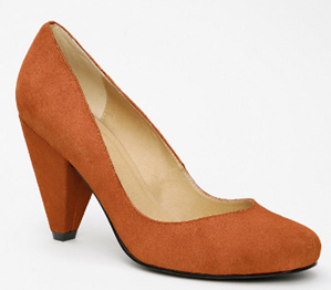 Suede Pump, $49