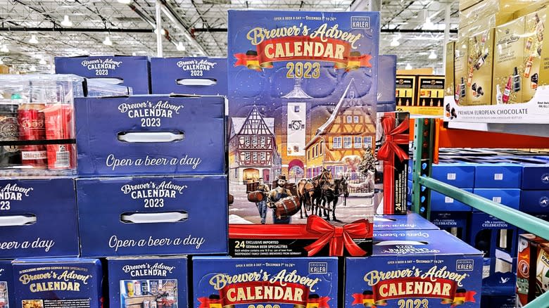 Several Brewer's Advent Calendar boxes
