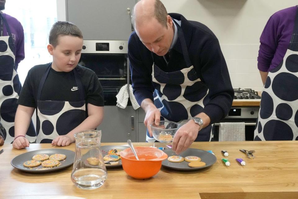 The Prince of Wales decorated biscuits (Frank Augstein/PA Wire)