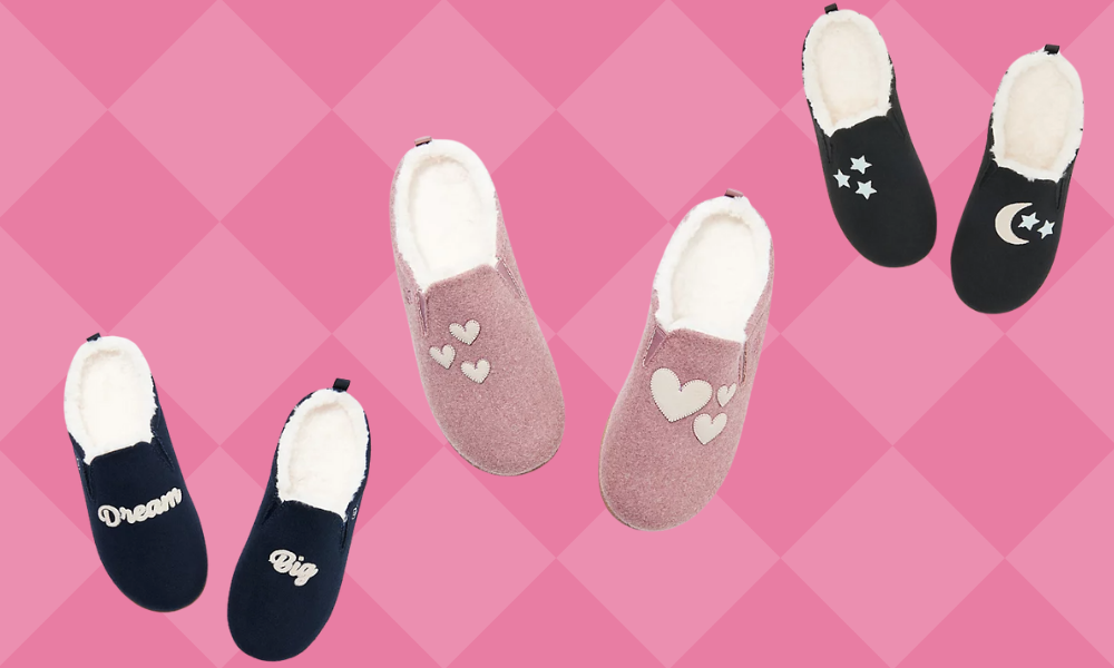 These cozy slippers have next-level foot support. (Photo: QVC)