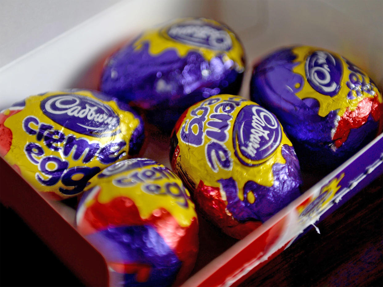 Since the EU referendum, a pack of Cadbury Creme Eggs has shrunk from six eggs to five: PA