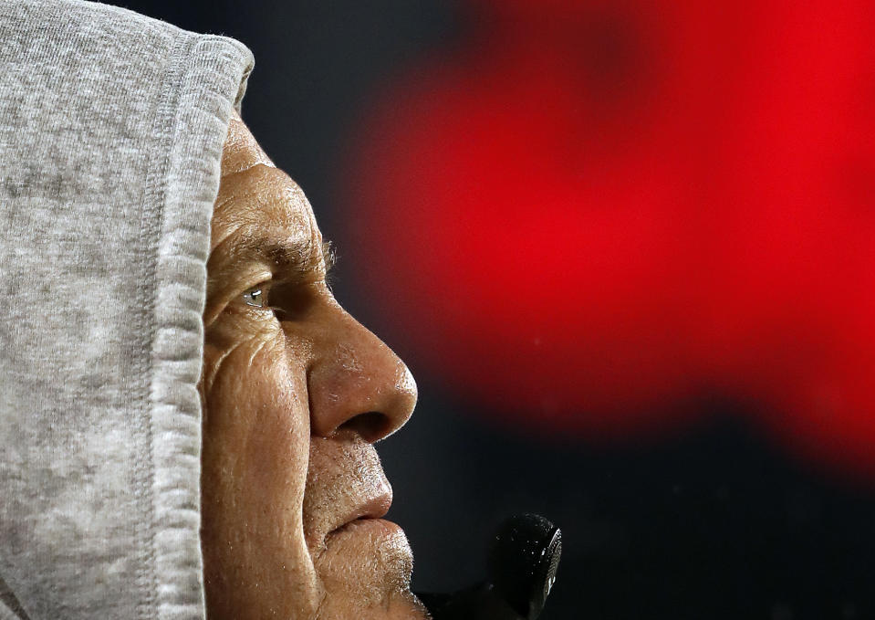 Bill Belichick isn't an easy man to consistently please, even with five Super Bowl rings. (AP) 