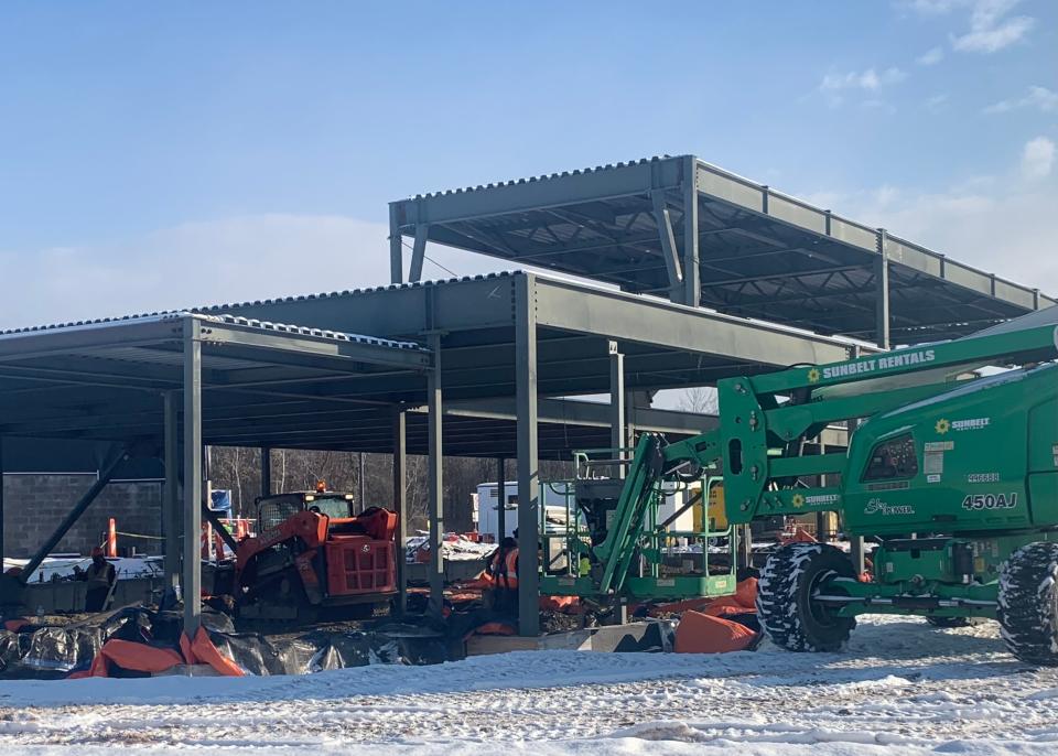 The Chittenango Thruway service area is under construction and slated to reopen in March. It will include a Chick-fil-A restaurant, according to the fast food chain's website.