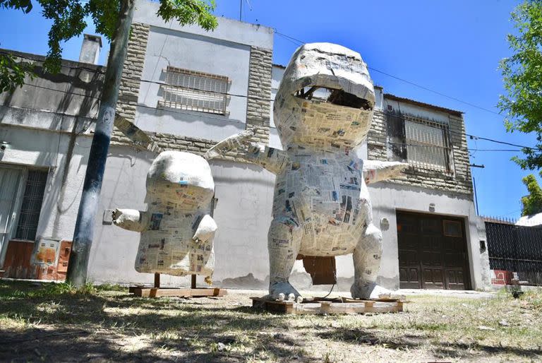 La quema de muñecos en La Plata