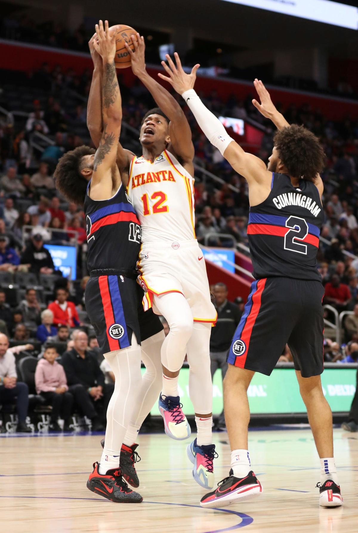 Pistons fall to Hawks 118-113 despite Bogdanovic's 33 points Detroit News -  Bally Sports