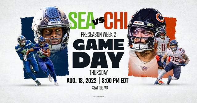chicago bears at seattle seahawks