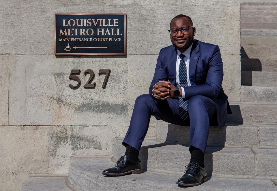 Amos Izerimana is the Director of International & Immigrant Affairs with Louisville Metro Government. Oct. 12, 2023