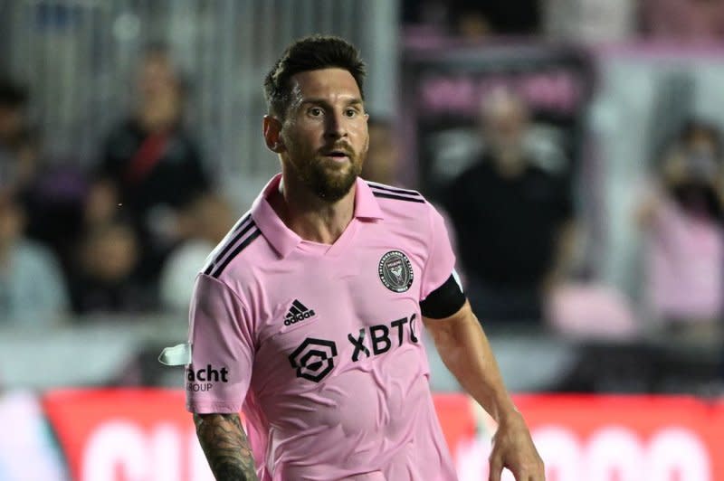 Lionel Messi and Inter Miami will face Orlando City SC in their third game of the season at 4:30 p.m. EST Saturday in Fort Lauderdale, Fla. File Photo by Larry Marano/UPI